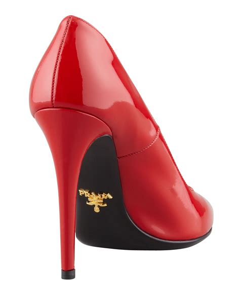 red prada shoe|prada red bottom shoes.